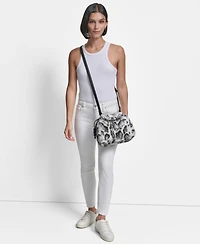 Dkny Halle Drawstring Snap Closure Small Crossbody Bag