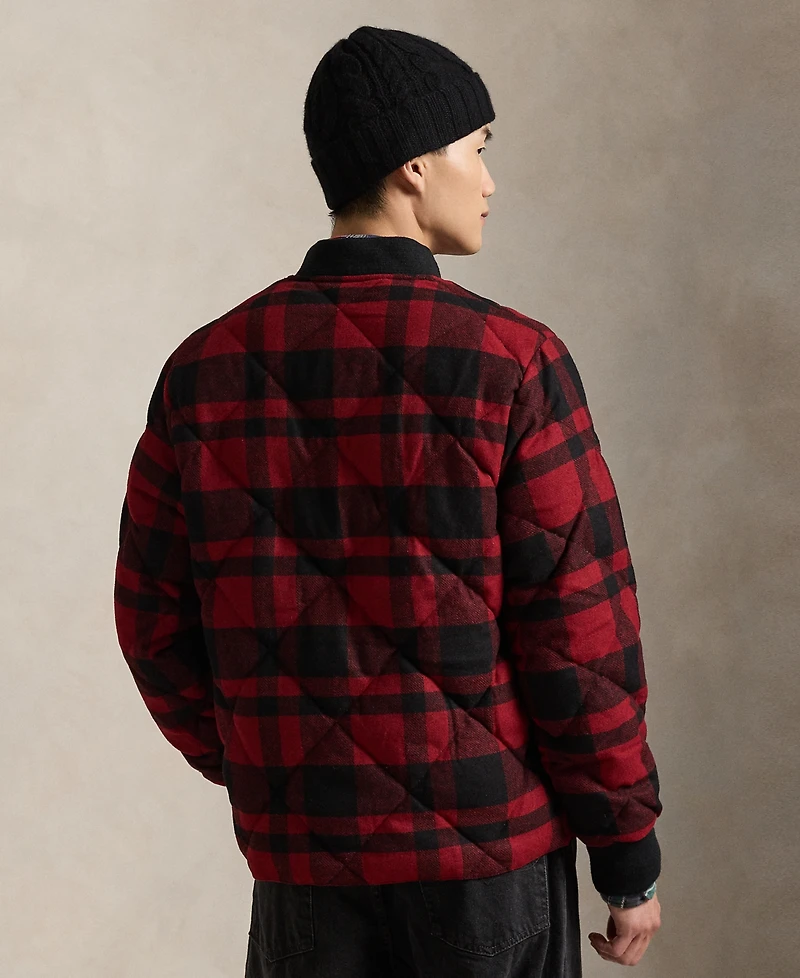 Polo Ralph Lauren Men's Baseball Collar Buffalo Check Jacket