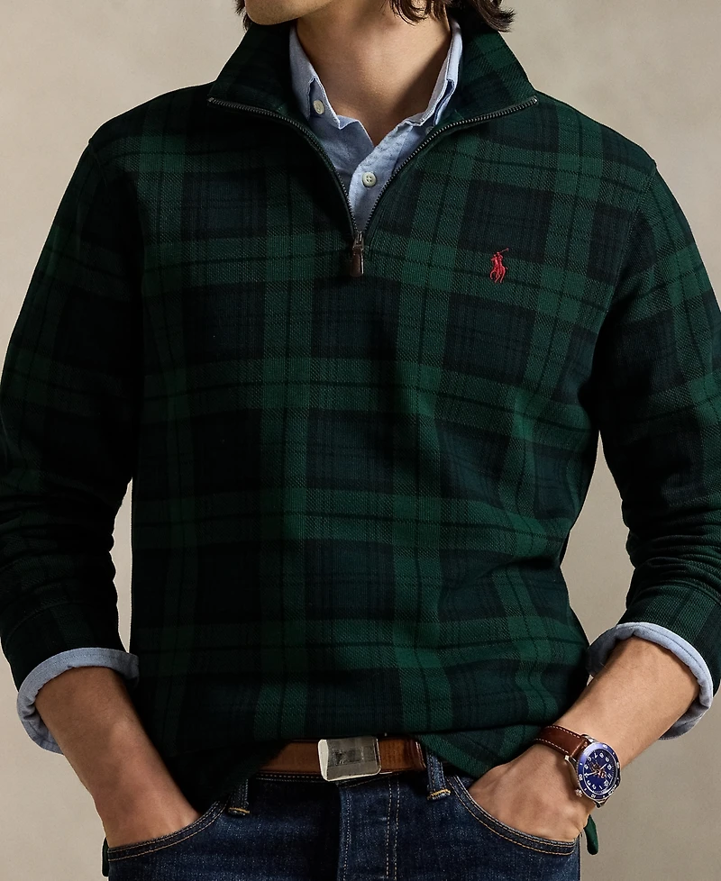 Polo Ralph Lauren Men's Estate-Rib Cotton Quarter-Zip Pullover