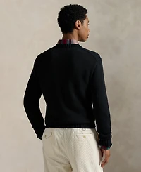 Polo Ralph Lauren Men's Bear Print Crewneck Long Sleeve Sweater