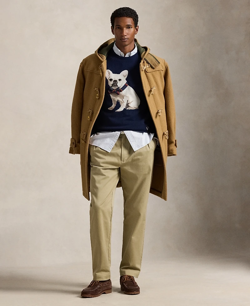 Polo Ralph Lauren Men's Dog-Intarsia Cashmere Sweater
