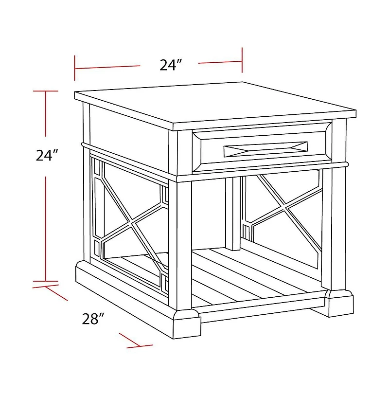Parker House Furniture Parker House Sundance - Smokey Grey End Table