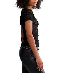 Free People Women's Angelina Lace T-Shirt