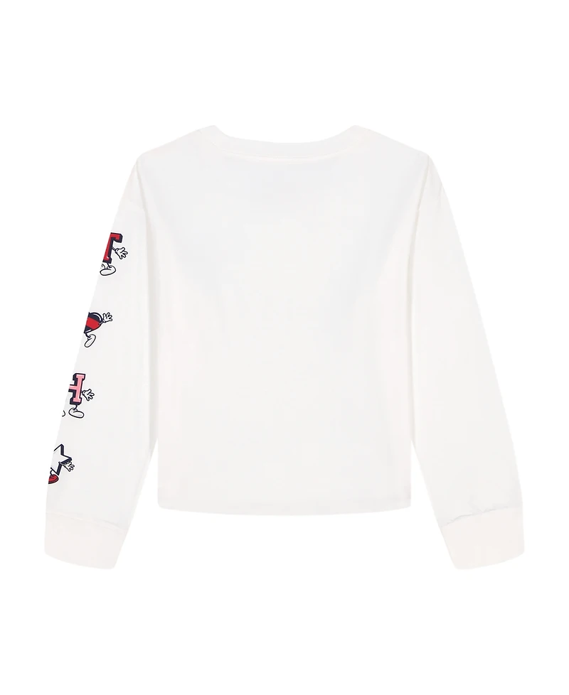 Tommy Hilfiger Girls 7-16 Mascot Long Sleeve T-Shirt