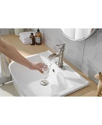 Single Hole Single-Handle Low-Arc Bathroom Faucet Matte Black