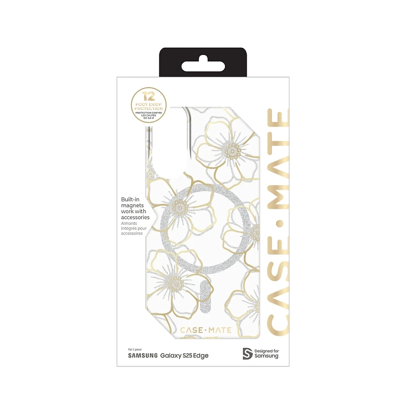 Case-Mate Floral Gems Case with Magnet for Samsung Galaxy S 2025 Slim