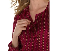 Liverpool Los Angeles Women's Long Sleeves Popover Top