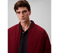 Calvin Klein Men's Hero Bomber Full-Zip Long Sleeve Jacket