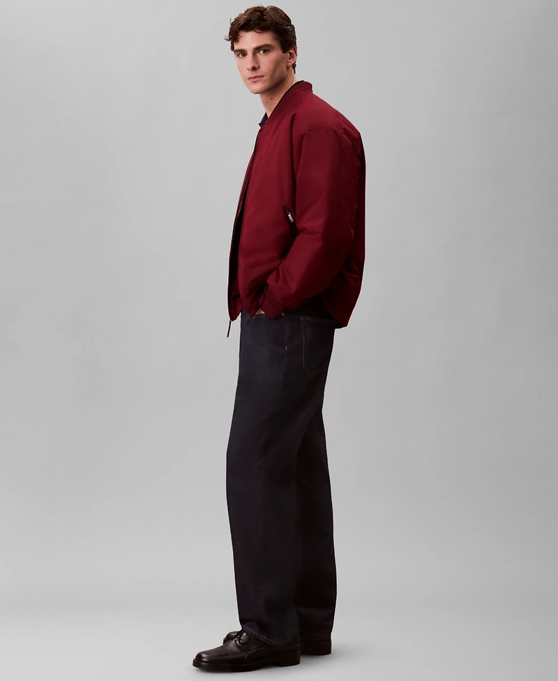 Calvin Klein Men's Hero Bomber Full-Zip Long Sleeve Jacket