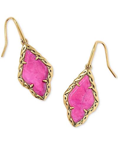 Kendra Scott Glass and Mother of Pearl Gold-Tone Drop Earrings