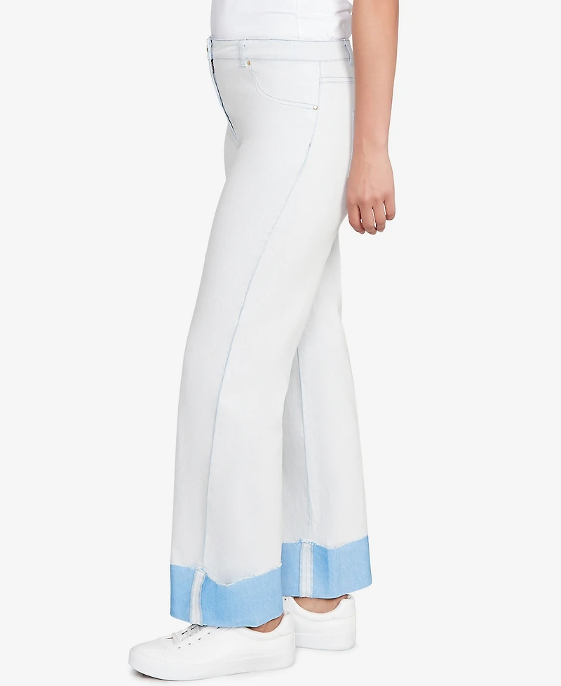 Ruby Rd. Petite Cuffed Pull-On Fly Pants