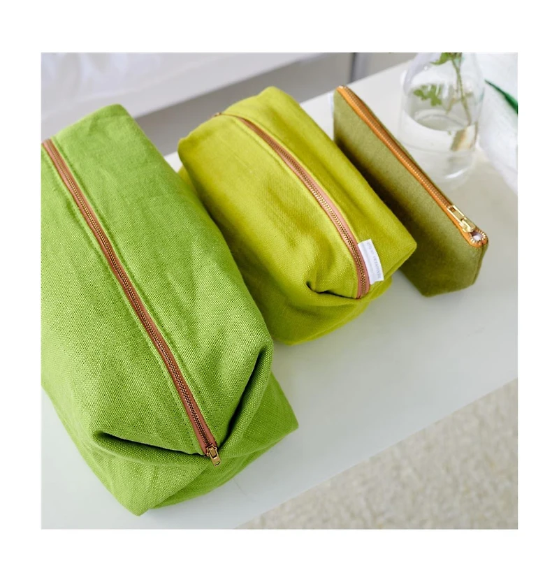Brera Lino Moss Small Toiltery Bag