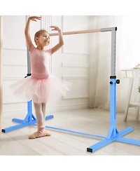 Adjustable Gymnastics Horizontal Bar for Kids-Blue
