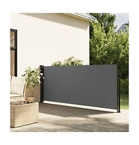 Retractable Side Awning Anthracite