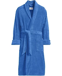 Lands' End Men's Calf Length Turkish Terry Robe