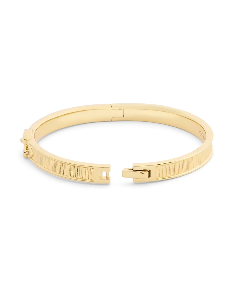 Coach Gold Plated Buckle Bangle Bracelets
