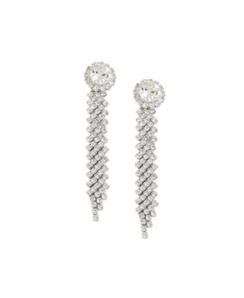 Sohi Circular Bling Drop Earrings