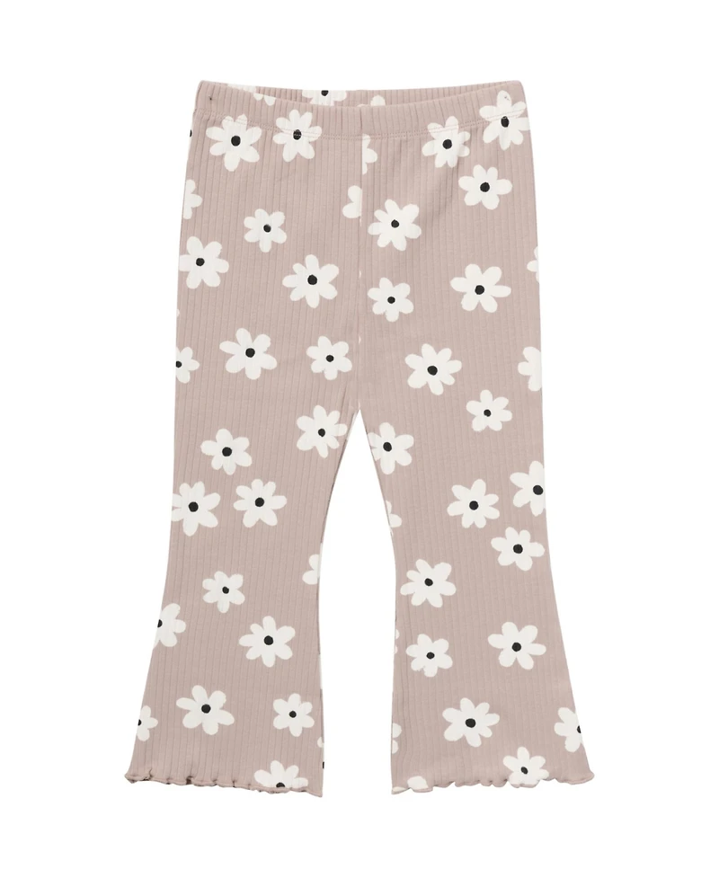 Gerber Toddler Girls 3-Pack Textured Flare Leggings
