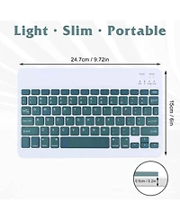 Wireless Bluetooth Keyboard And Mouse Combo - Compact Wireless Mouse Keyboard Set