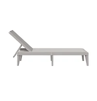 Sun Lounger Grey Polypropylene Standard Foldable Sun Lounger
