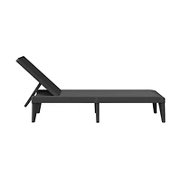 Sun Lounger Anthracite 100% Polypropylene Standard
