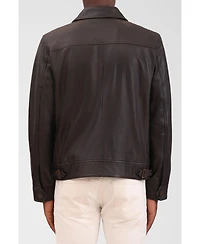 Bagatelle Homme Men's Genuine Leather Zip Front Jacket