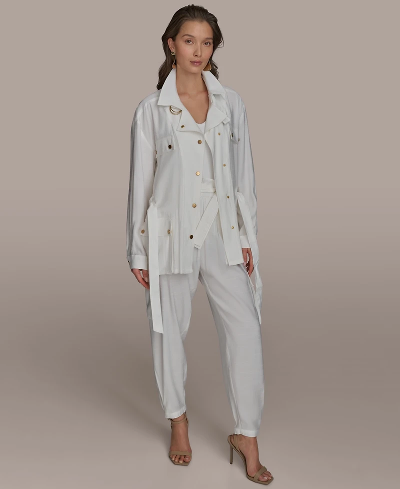 Donna Karan New York Women's Belted Utility Jacket