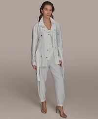 Donna Karan New York Women's Belted Utility Jacket