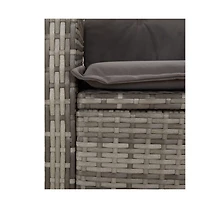 Reclining Garden Chair Gray