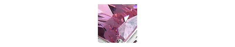 Sohi Women's Pink Crystal Cocktail Ring