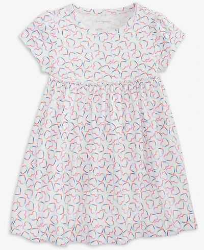 First Impressions Girls Toddler 2T-4T Linear Hearts Printed Dress, Macy's Exclusive