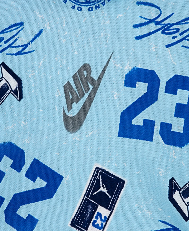 Jordan Boys 8-18 Street Champ Printed Pull On Hoodie