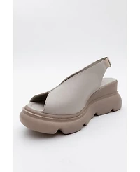 Forever & Always Shoes Sam Leather Platform Sandal (Women)