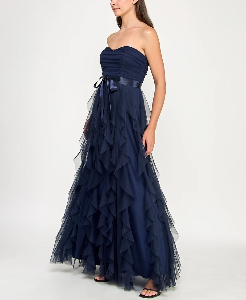pear culture Women's Strapless Sweetheart Ball Gown