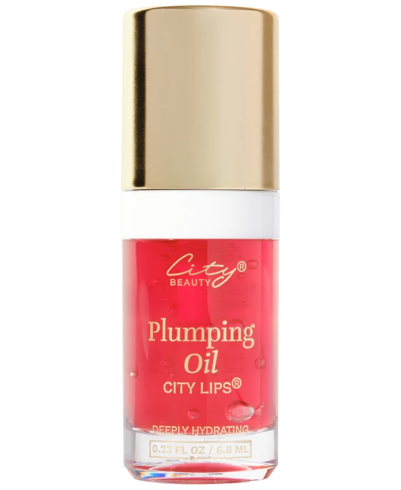City Beauty City Lips Plump Oil - Pink Champagne, 0.23 oz.