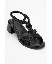 Forever & Always Shoes Dolen Leather Chunky Sandal (Women)