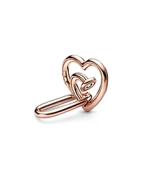 Pandora Rose Gold Plated Heart Link Clip Charms