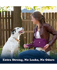 Compo Dog Poop Bags, 180 Bags, Plum Wine