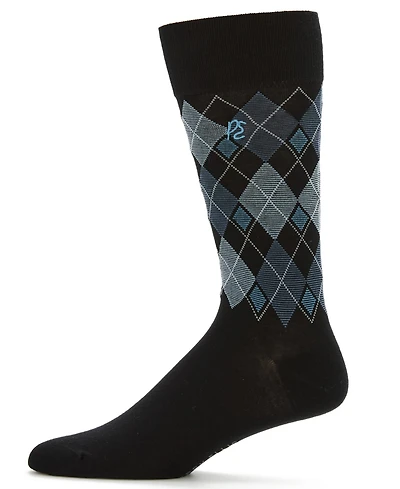 Perry Ellis Portfolio Men's Bamboo Diamond Socks