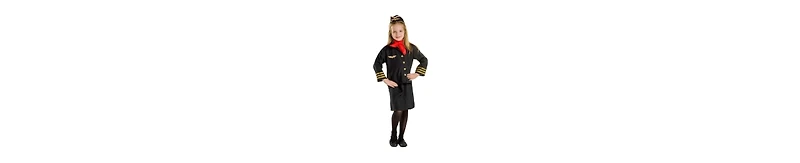 Dress Up America Kids Flight Attendant Costume Set