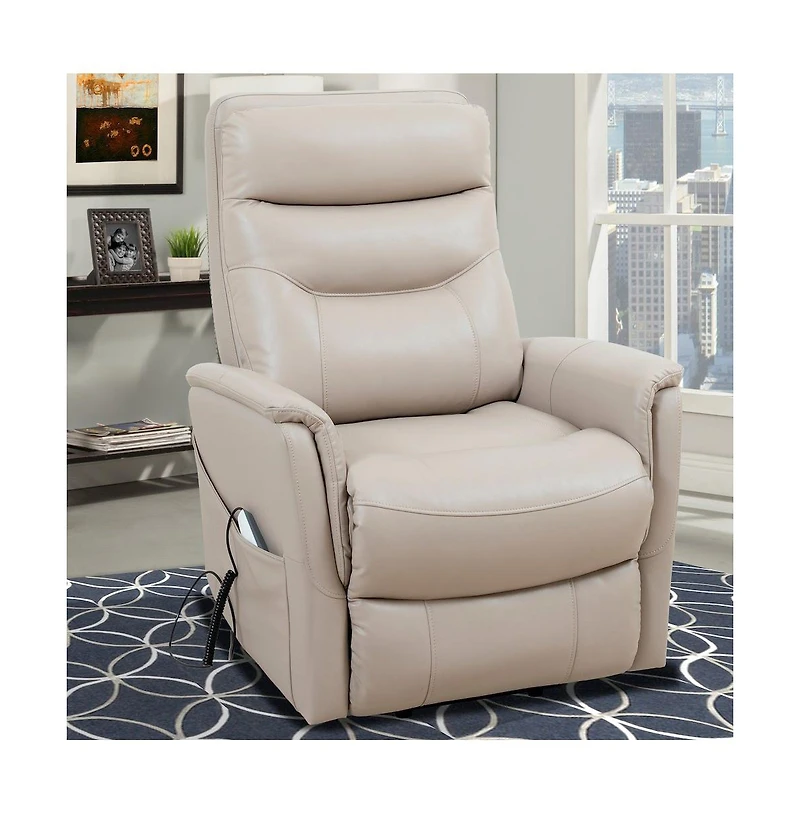 Parker Living Softy Ivory Power Lift Recliner with Articulating Headrest Two Pack