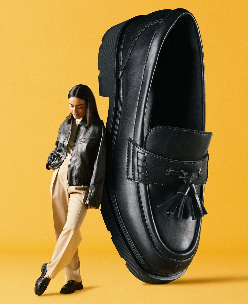 Clarks Women's Lauryl Tassel Slip-On Loafers