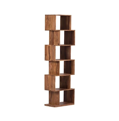 Porter Designs Urban Solid Sheesham Wood Shelf Bookcase