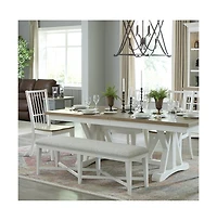 Parker House Furniture Parker House Americana Modern Dining 49 In. Upholstered Counter Bench