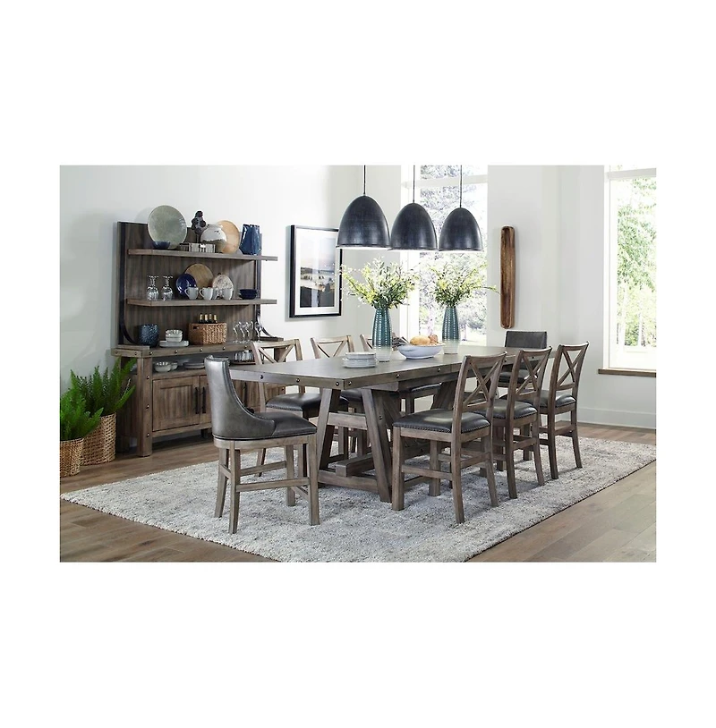 Parker House Furniture Lodge Dining Swivel Counter Sling Chair Two Pack