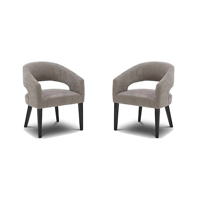 Parker House Furniture Pure Modern Dining Barrel Dining Chair Two Pack