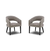 Parker House Furniture Pure Modern Dining Barrel Dining Chair Two Pack