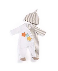 Miniland Gender Neutral Pajamas Outfit for 15 3/4" Baby Doll