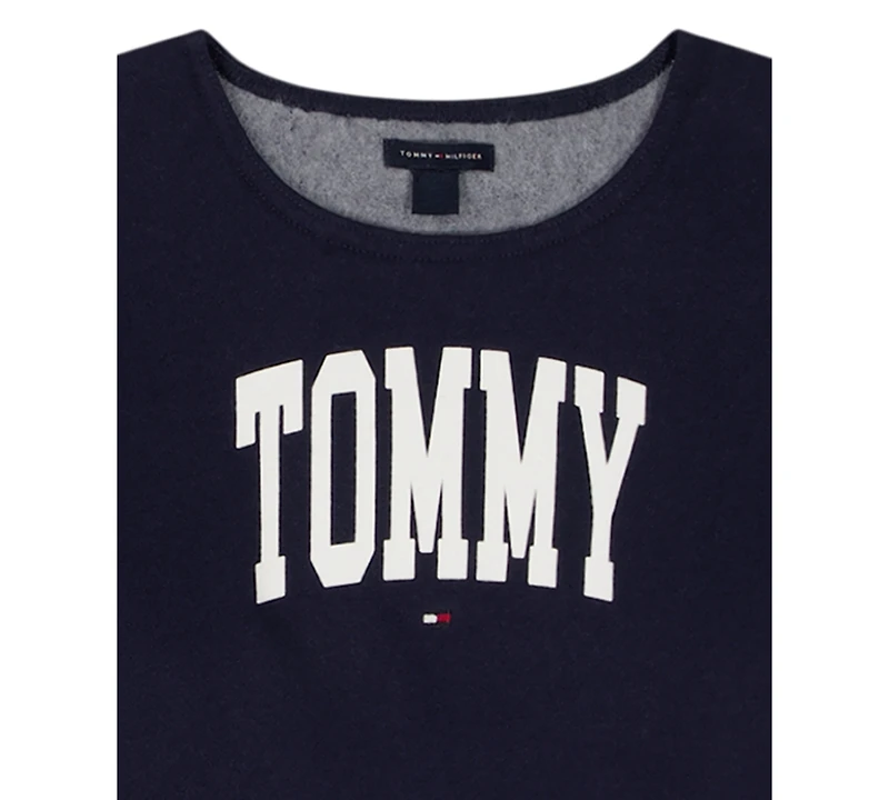 Tommy Hilfiger Girls 7-16 Raw Edge Sweatshirt