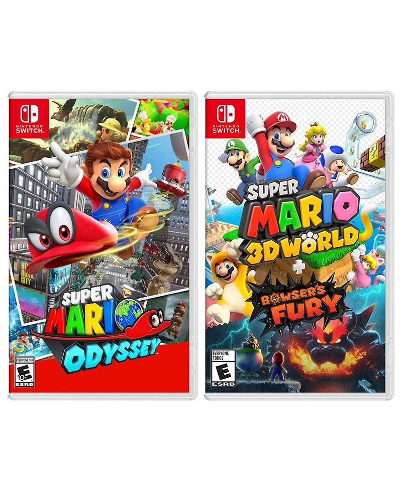 Super Mario Odyssey and Super Mario 3D World Bundle